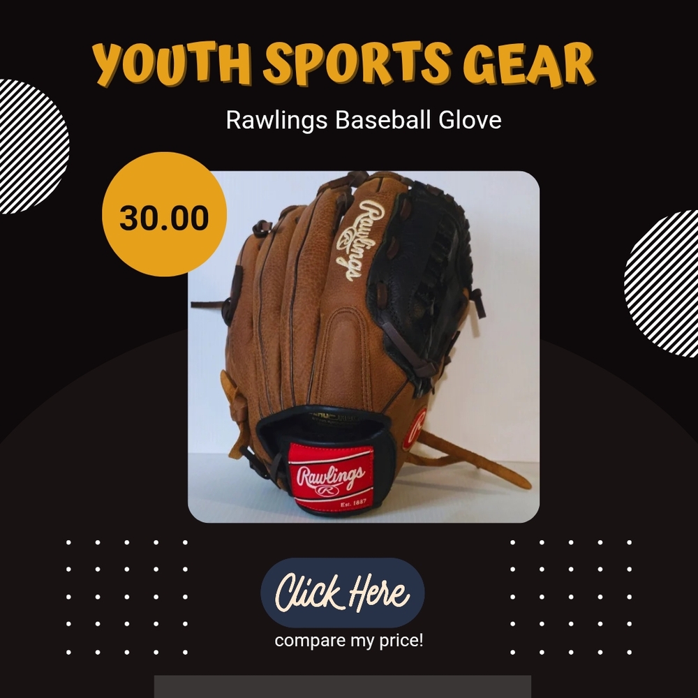 Rawlings Brown Baseball Glove